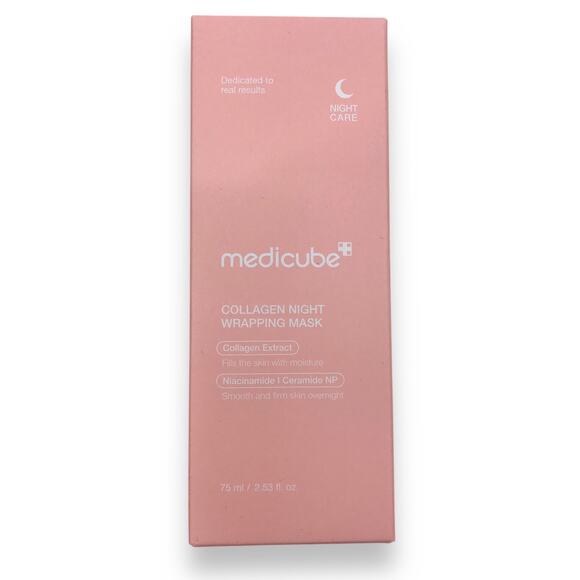 NEW Medicube Collagen Night Wrapping Mask 2.53fl.oz / 75ml NIB - Picture 1 of 5